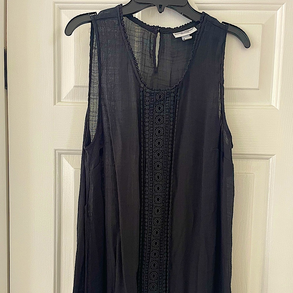 Black maternity blouse